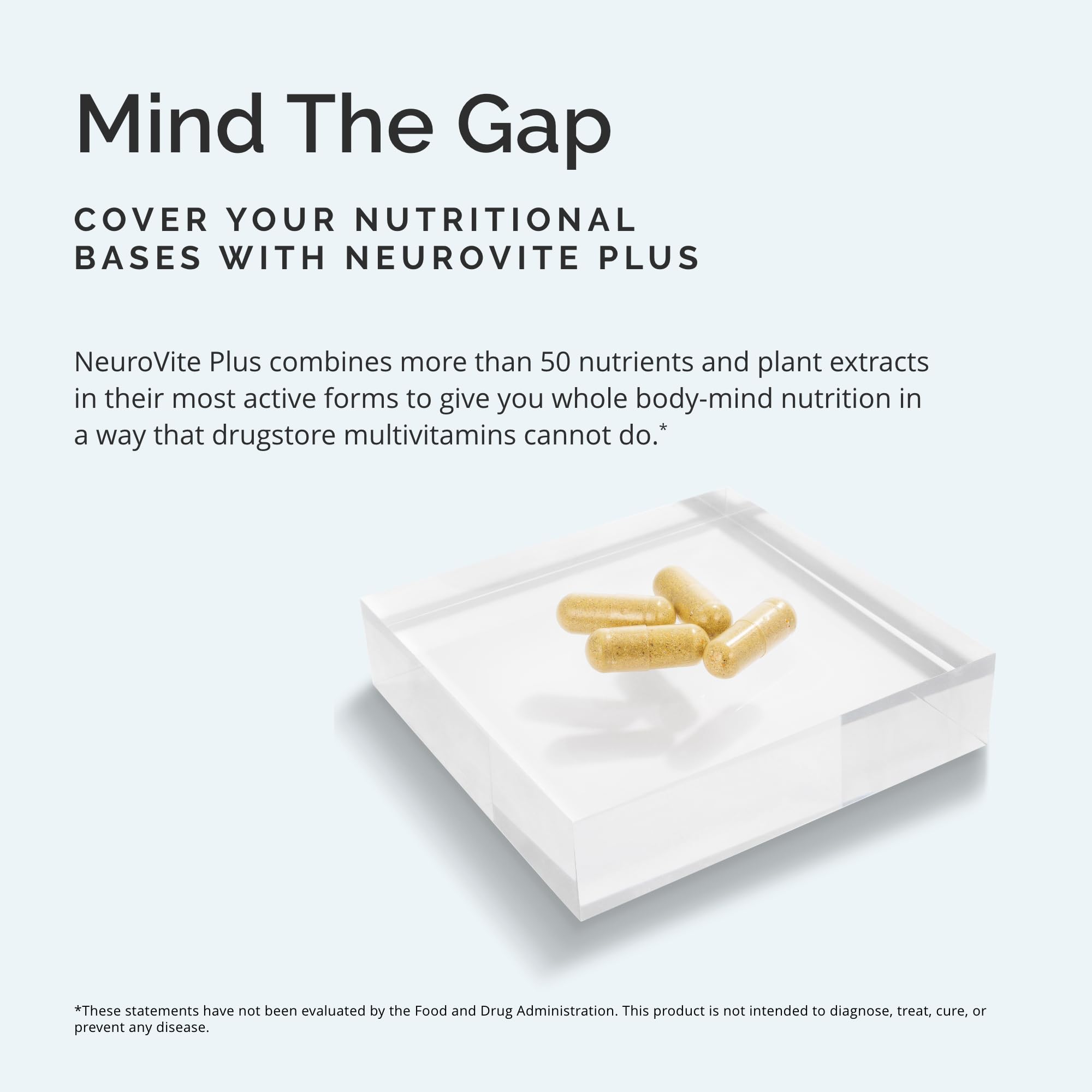 BRAINMD Dr Amen NeuroVite Plus - 120 Capsules - Multivitamin & Mineral Supplement, Enhanced with Phytonutrients, Enzymes & Whole Foods - Gluten Free - 30 Servings BRAINMDAu supplements