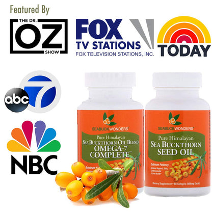 SeabuckWonders Sea Buckthorn Oil Blend, Omega-7 Complete, Max Potency, 120 Count SEABUCKWONDERSUS supplements