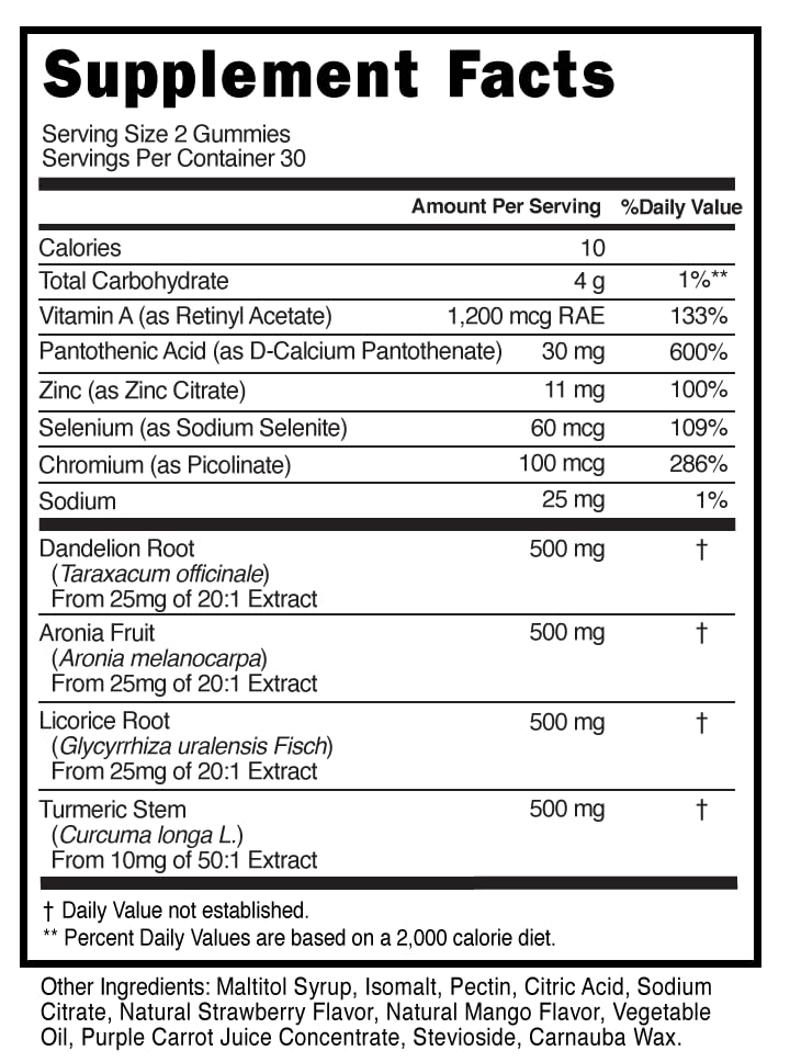 Innate Skin Health Body Clear Skin Acne Gummies - Complexion Supplement, Pantothenic Acid & Antioxidants, Vitamins 60 Count Innate SkinAu supplements