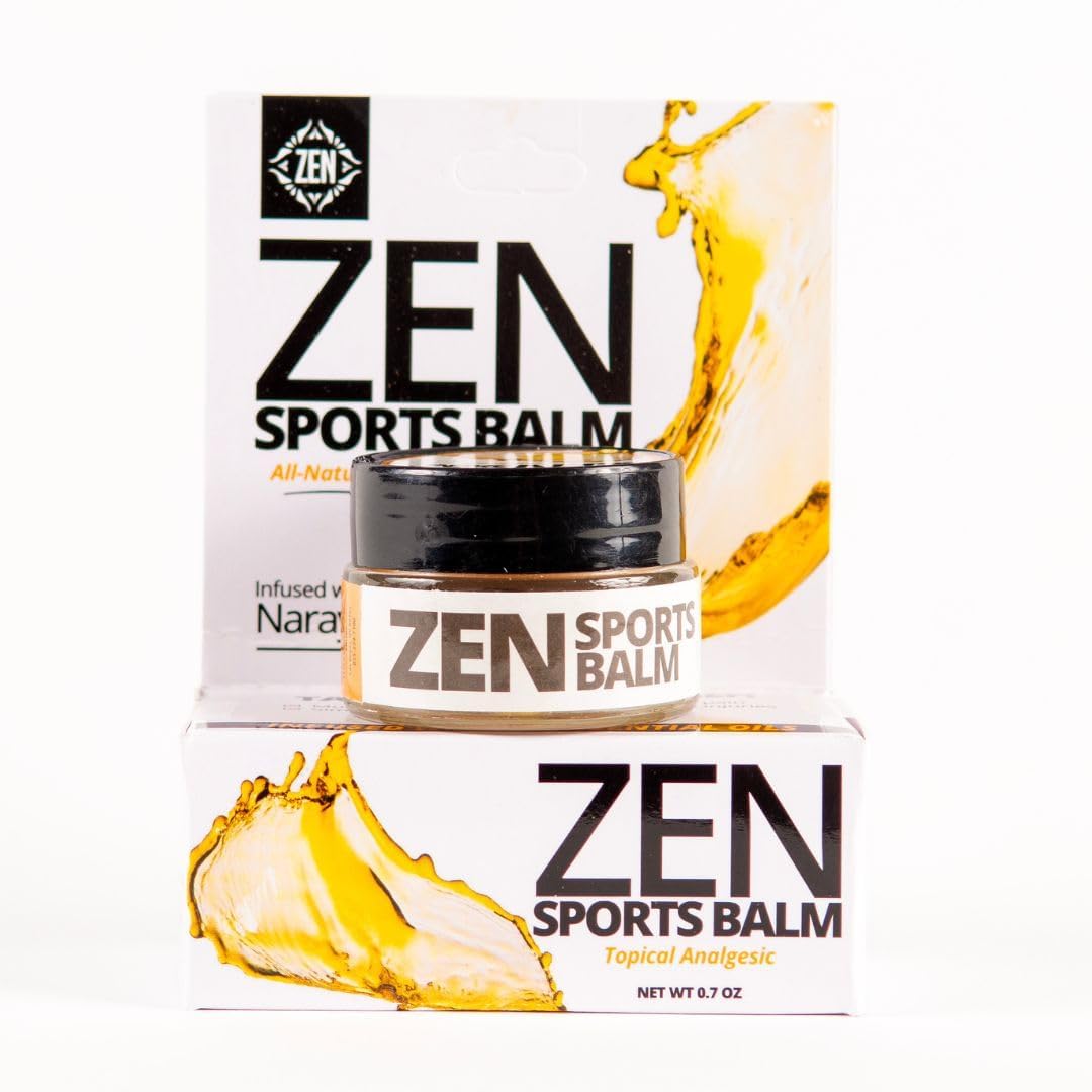 ZEN Sports Balm with Narayani Oil- Cramps, Backaches and Other Workout & Exercise Injuries, Fast-Acting (Pack of 3) ZENAu supplements