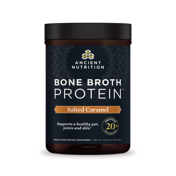 Ancient Nutrition Bone Broth Protein Powder, Salted Caramel, 19g Protein per Serving Ancient NutritionUS supplements