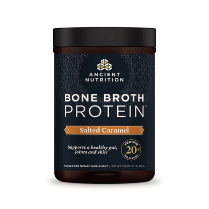 Ancient Nutrition Bone Broth Protein Powder, Salted Caramel, 19g Protein per Serving Ancient NutritionUS supplements