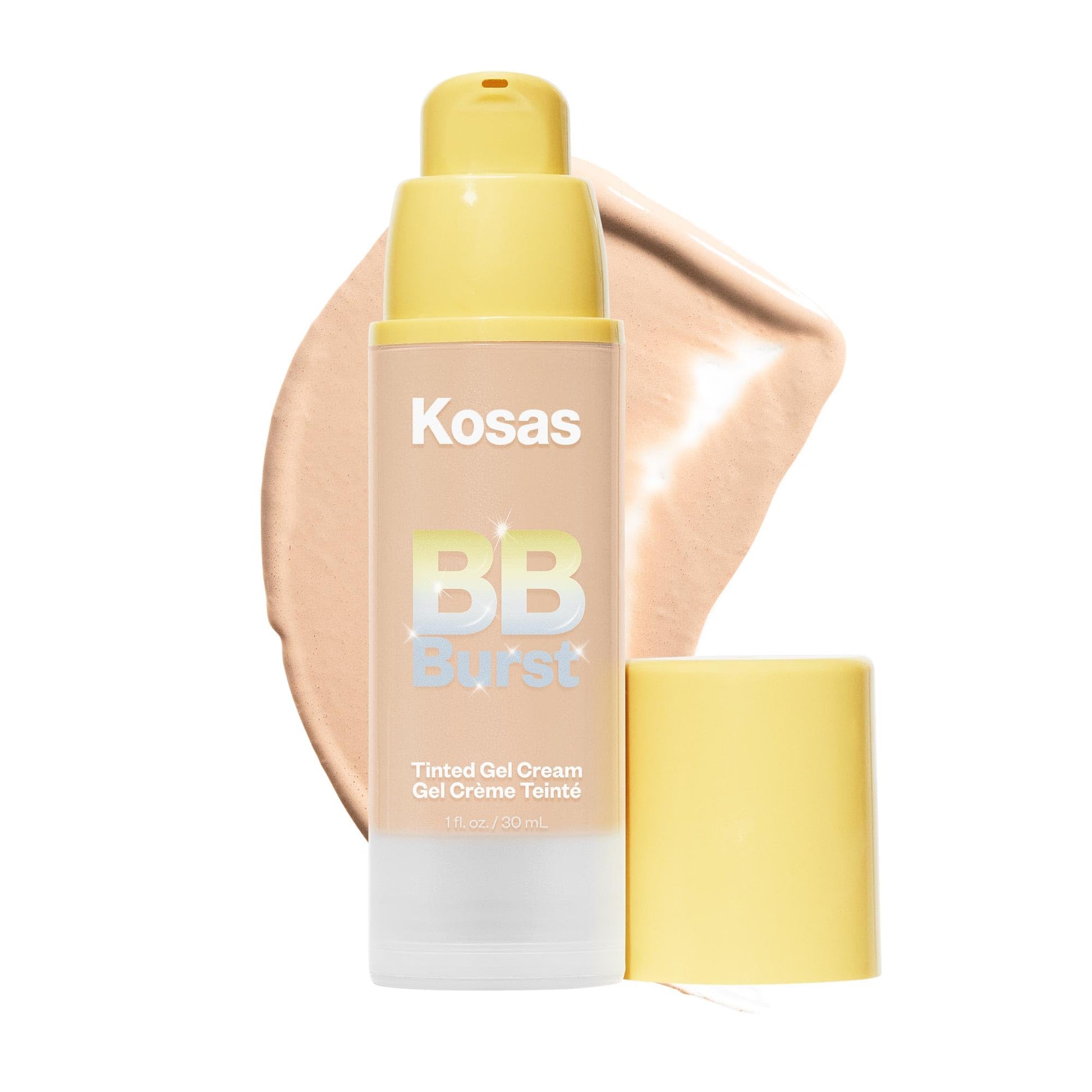 Kosas BB Burst Tinted Face Gel Cream - Supports Healthy Collagen, Smoothes Skin, Hydrates & Moisturizes - Lightweight Buildable Coverage - Light+ Cool 15, (1 Oz/30 ML) KosasAu supplements