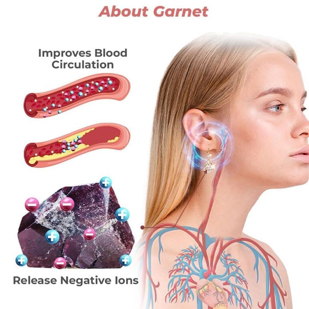 Lymphflow Magnetogen Earrings,Lymphatic Magnetotherapy Earrings,Lymphatic Earrings FleaCollarAu supplements