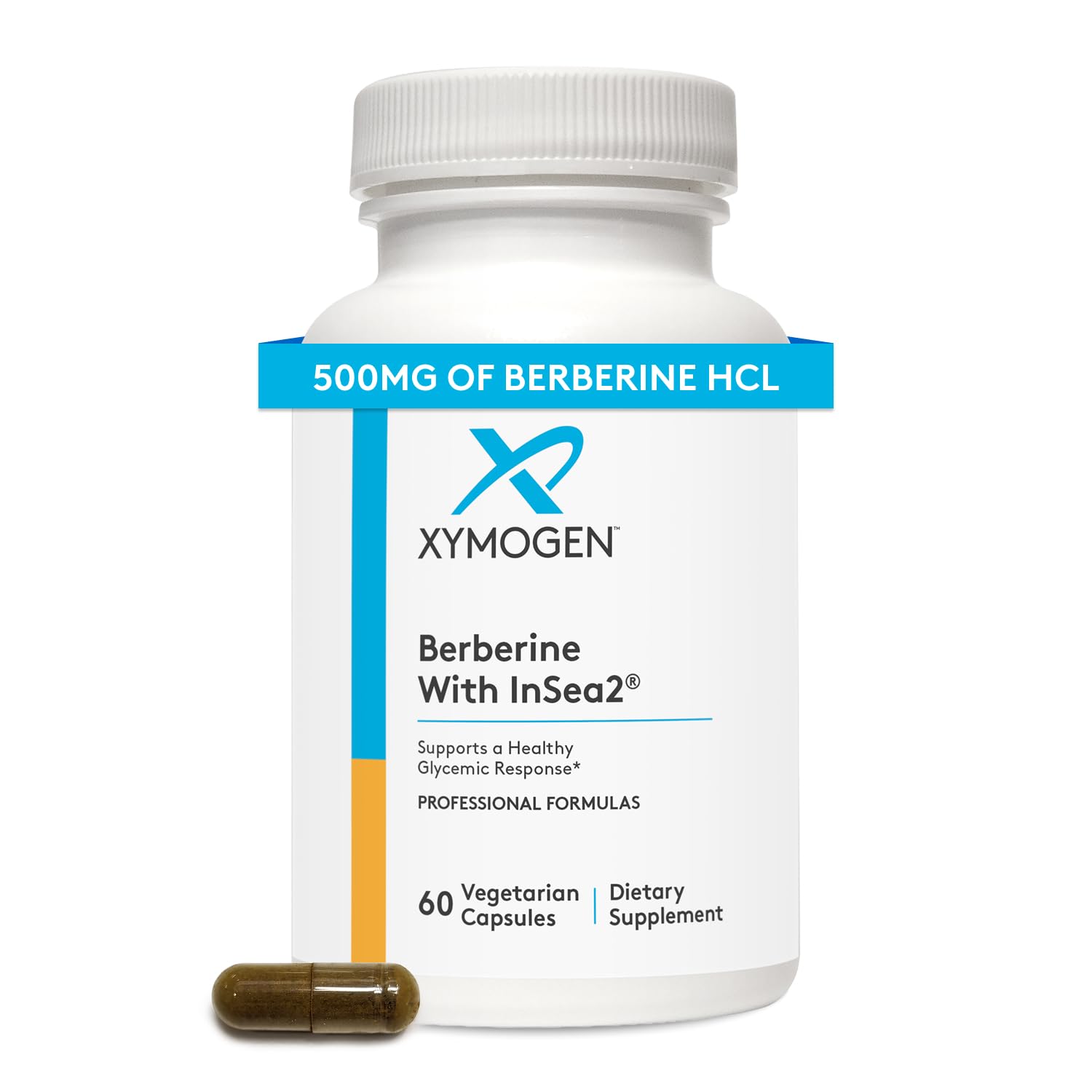 XYMOGEN Berberine with InSea2 - Blend of Polyphenols - Cellular Metabolic & Immune Support - Plant-Based, Gluten-Free & Non-GMO - 60 Capsules XYMOGENAu supplements