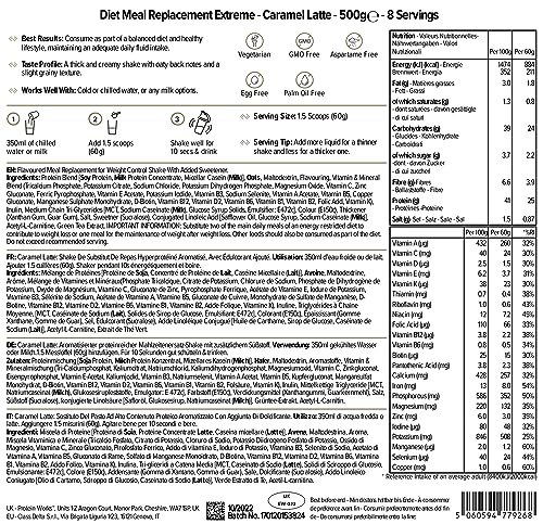 Protein Works - Diet Meal Replacement Extreme Shake, 200 Calorie Meal, High Protein Meal Protein WorksAu supplements