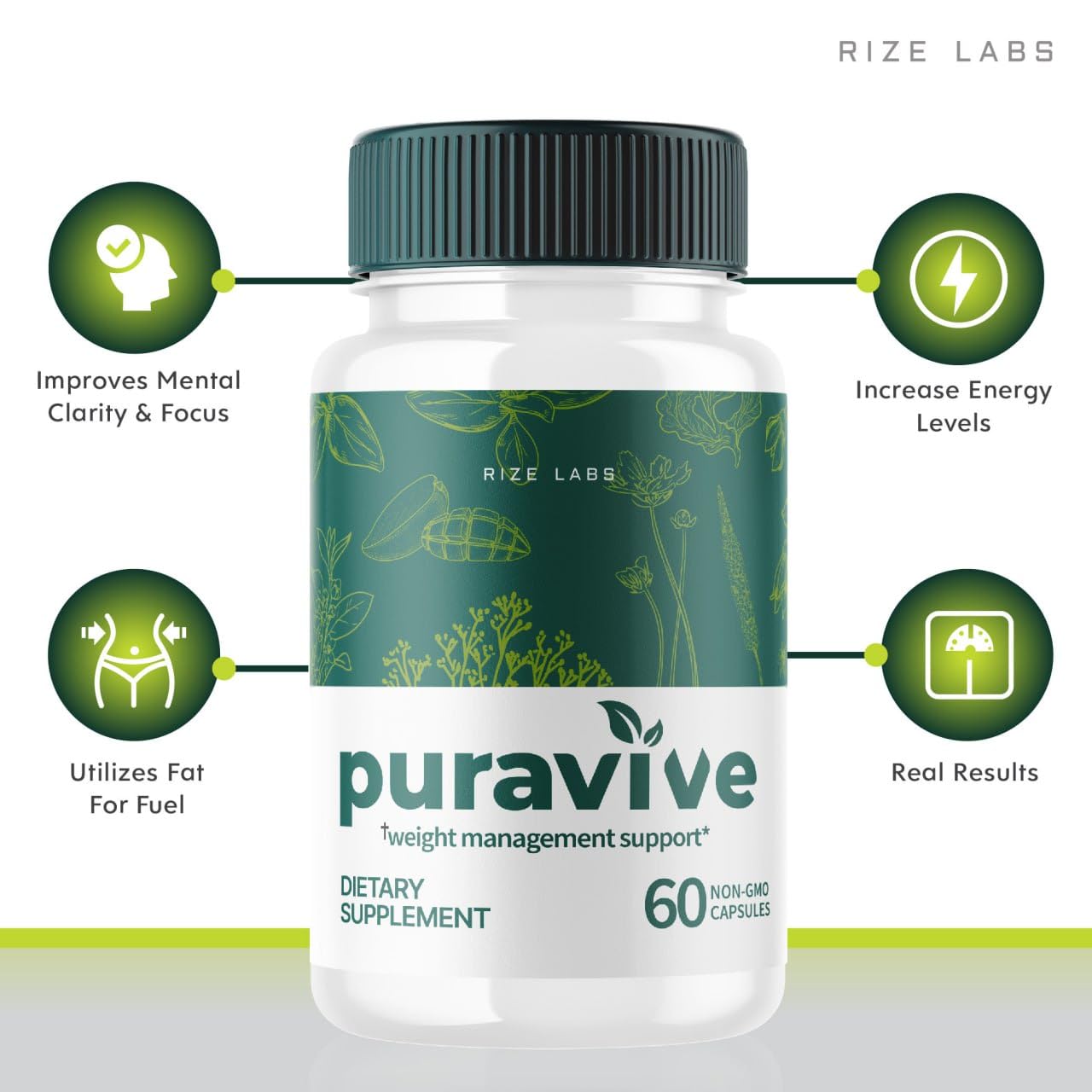 (5 Pack) Puravive Weight Health Pills, Puravive Exotic Rice Capsules Reviews, Purevive Weight rize labsAu supplements
