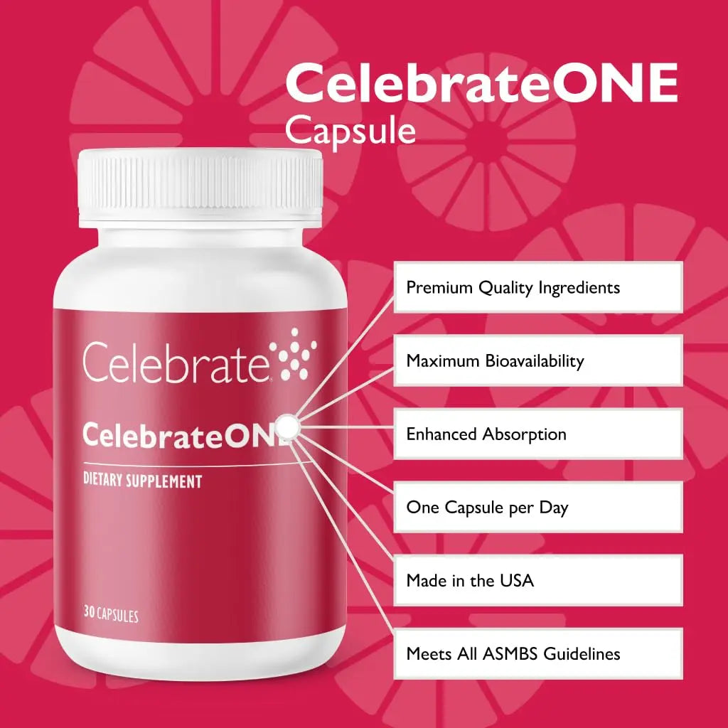 Celebrate Vitamins CelebrateONE, Iron Free - Once Daily Bariatric Multivitamin, Essential Vitamins & Minerals Celebrate Bariatric SupplementsAu supplements