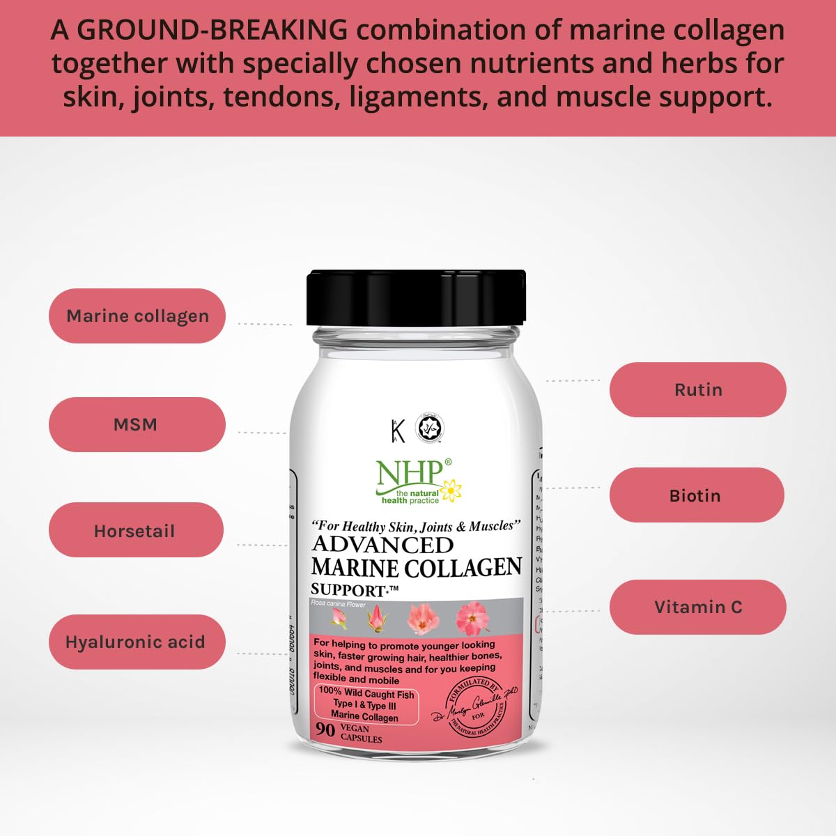 Advanced Marine Collagen Support, specifically Designed to Support Skin NHP The Natural Health PracticeAu supplements