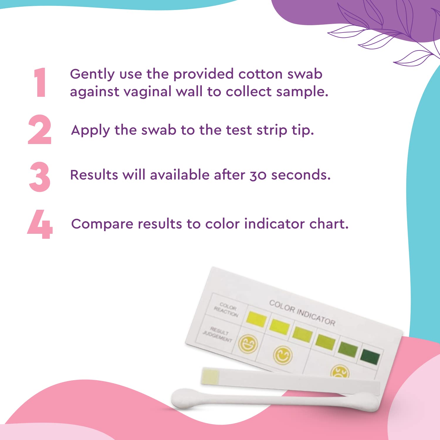 EcoBlossom Vaginal pH Test Strips for Women - Check pH Balance - Monitor Bacterial Vaginosis EcoBlossomAu supplements