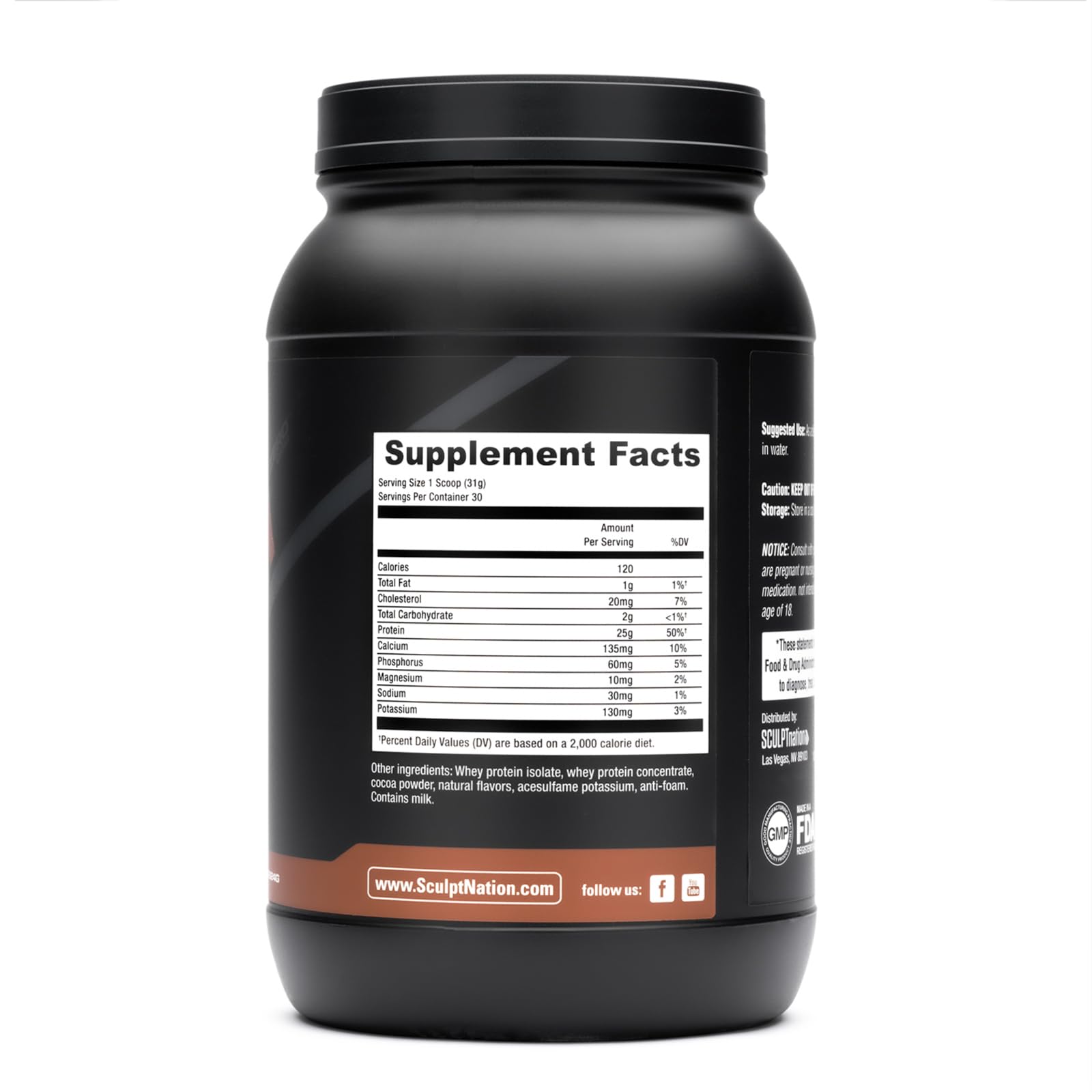 Sculpt Nation by V Shred Protein Powder (Chocolate) - Premium Whey Protein Powder Sculpt NationAu supplements