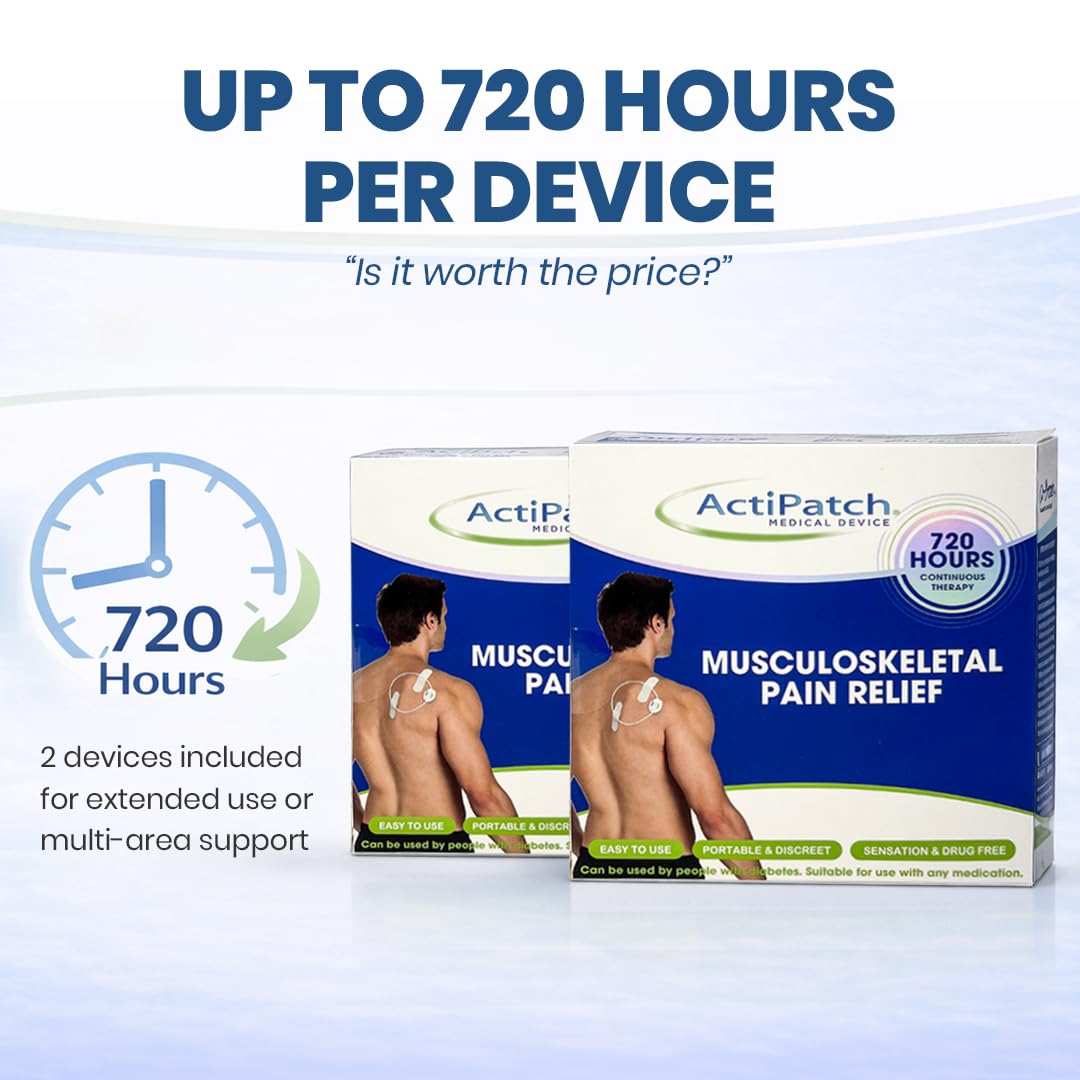 Mint Bucket ActiPatch Wearable Pain-Relief Device, 2-Pack Bundle – Pulsed Shortwave Therapy Loop for Back, Knee, Hip & Joint Discomfort, Long Lasting Leg Pain Relief Product Mint Bucket BrandsAu supplements