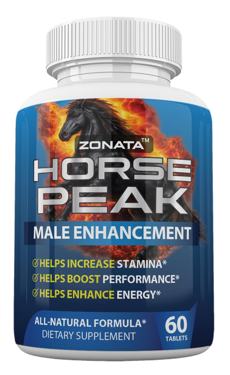 Zonata Horse Peak Dietary Supplements for Men - Horse Peak Supplement Naturally Enhance Performance, Endurance, and Energy Levels* - Horse Peak Pills - 60 Count ZonataAu supplements