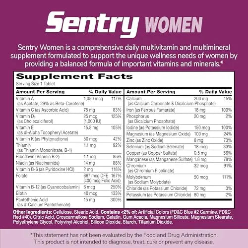 21st Century Sentry Women Multivitamin Tablets, 120 Count 21st CenturyAu supplements