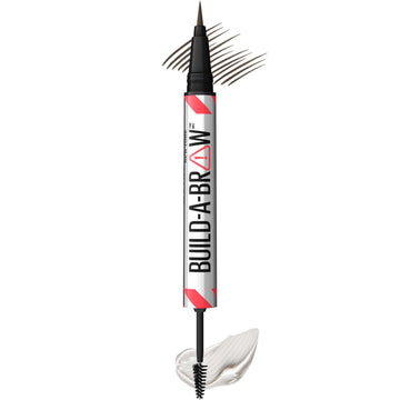 Maybelline Build-A-Brow 2-in-1 Brow Pen and Sealing Eyebrow Gel, Eyebrow Makeup for Real-Looking, Fuller Brows, Black Brown, 1 Count MAYBELLINEAu supplements