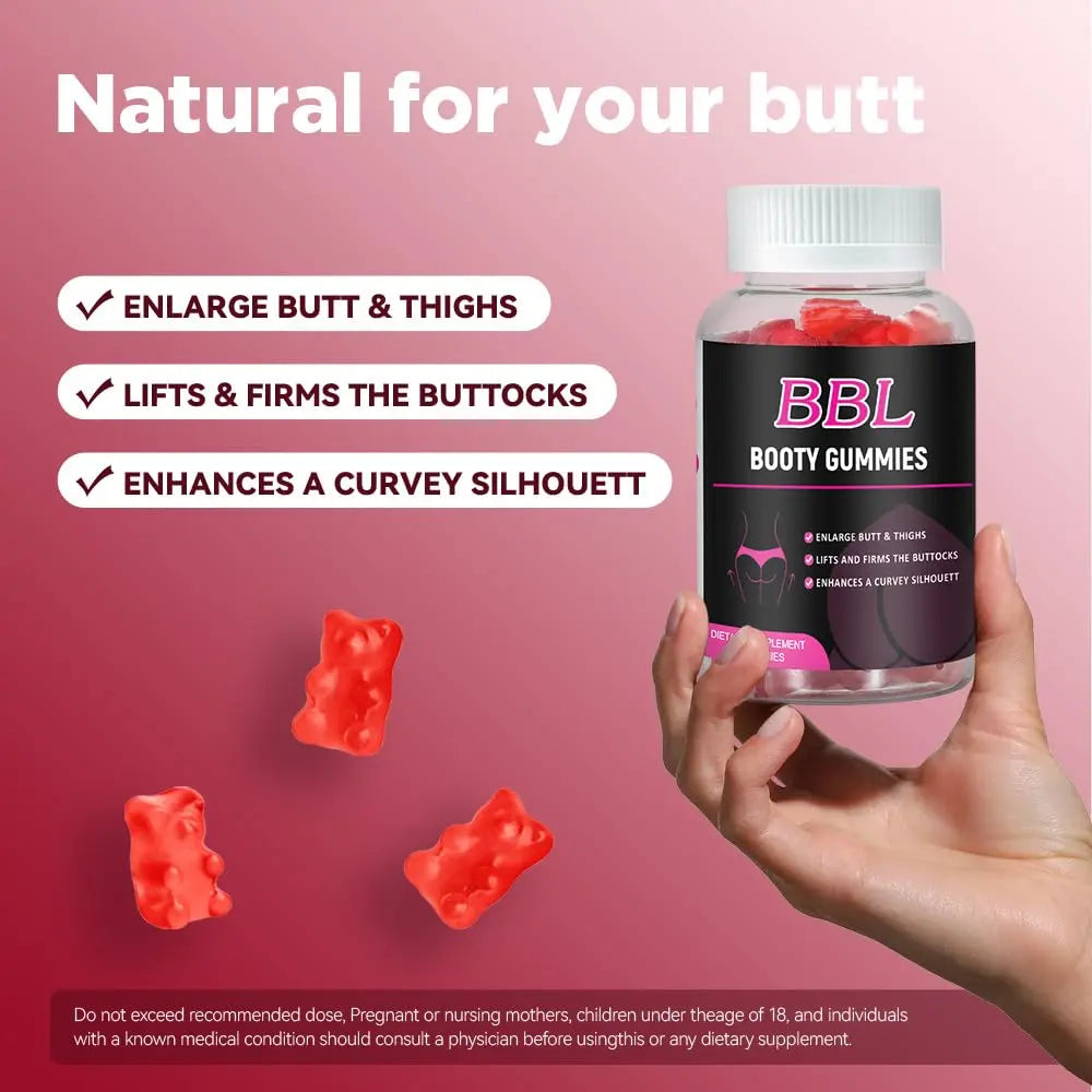 Aromlife BBL Gummies for Women, Pack of 3, Bear Shape Booty Gummies with Herbal Ingredients, BBL Vitamin Gummy with Fenugreek, Asian Ginseng, Motherwort, Saw Palmetto, Anise Seed & Vitamin C Aromlifenz supplements