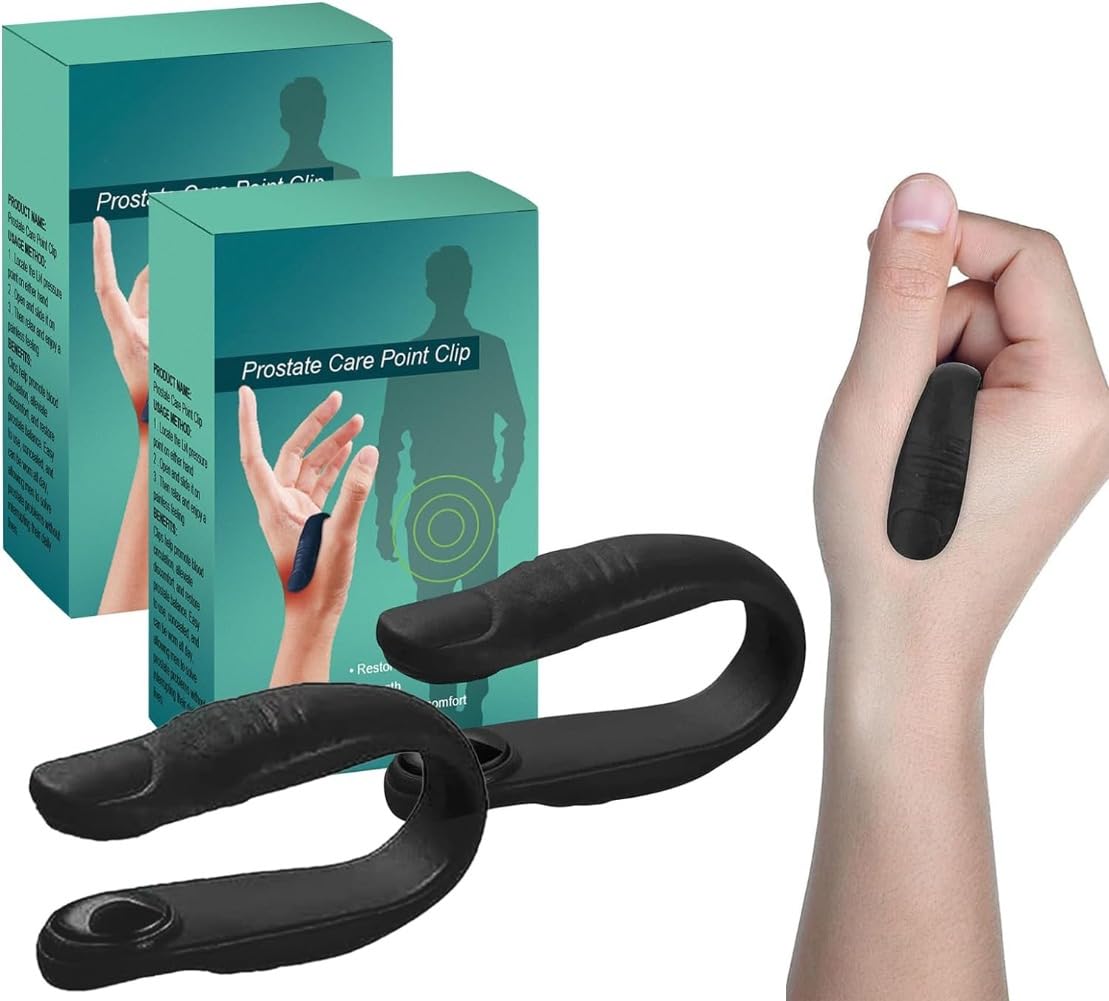 2pcs Prostate Care Point Clip for Men,Acupressure Hand Pressure Point Clip, Relieve Prostate DEFUAUKEAu supplements
