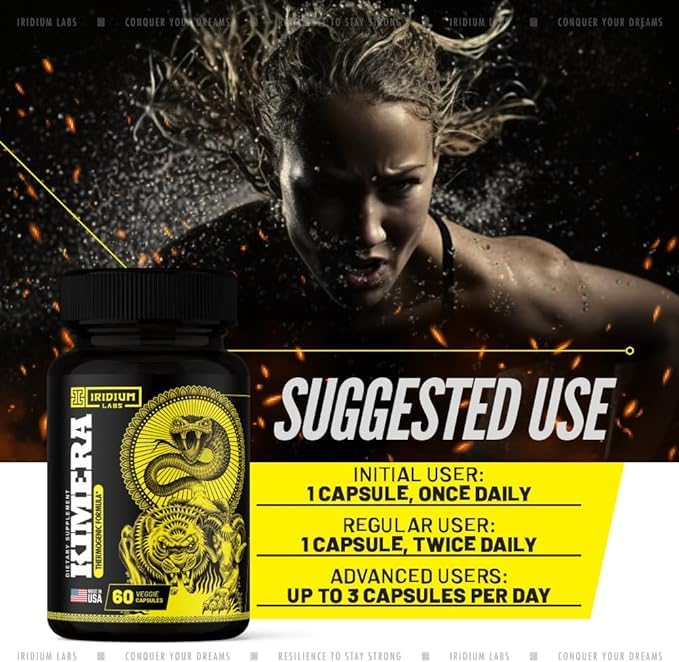 Iridium Labs Kimera Thermogenic Fat Burner - Weight Loss Supplement & Energy Booster Iridium LabsUS supplements