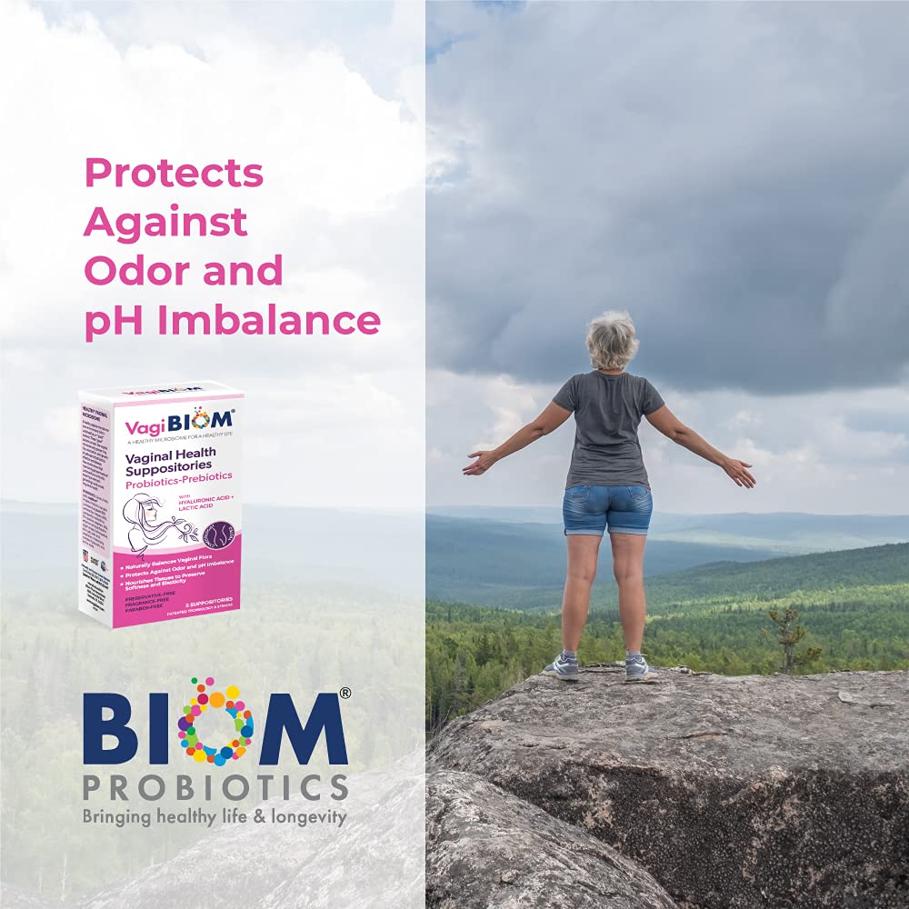 VagiBiom Lactobacillus Suppository: Microbiome Flora balance and Odor Control Regimen VagiBiomAu supplements