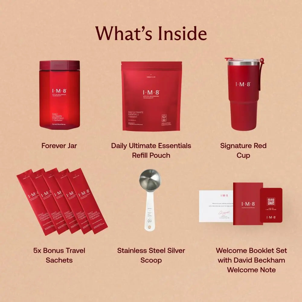 IM8 Daily Ultimate Essentials All-in-One Multivitamin Supplement (30 Servings, Starter Kit - Scoop + Tumbler Included) IM8Au supplements