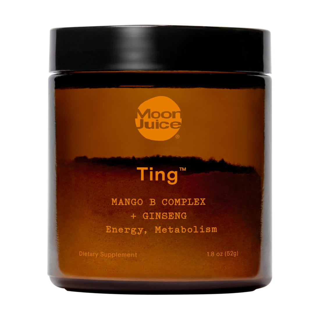Moon Juice Ting - Vitamin B Complex Powder Supplement - Methylated B12, Folate, Ginseng, L-Glutamine & B Vitamins, Caffeine Free Energy & Digestion Support, Sugar Free, Mango, 1.8 oz, 25 Servings Moon JuiceUS supplements