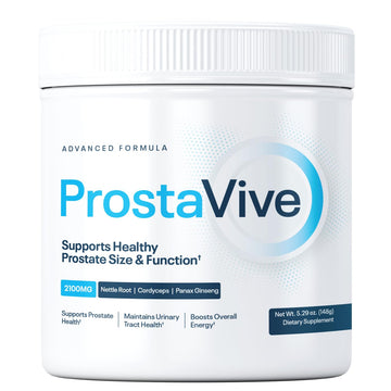 ProstaVive Advanced Prostate Support Formula - Complete Urinary & Bladder Health Supplement - Helps Promote Strong Flow & Emptying - Natural Powder - Gluten Free, Non-GMO ProstaViveAu supplements