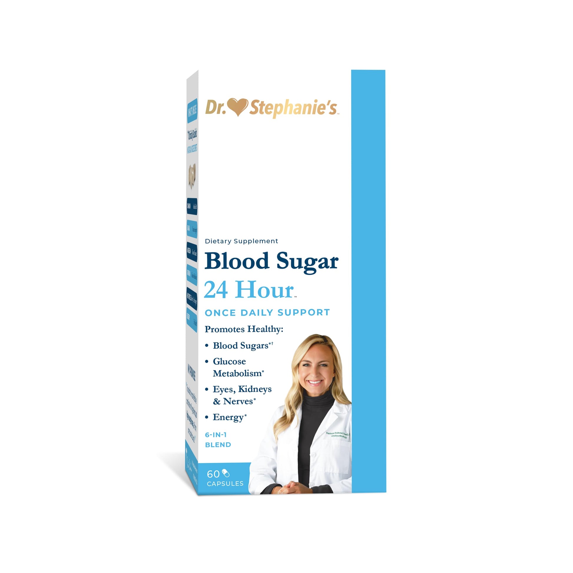 Pharmaganics Blood Sugar 24 Hour - 6 in 1 Formula with Cinnamon, Banaba, Chromium, Milk Thistle, & More - Once Daily Supplement PharmaganicsAu supplements