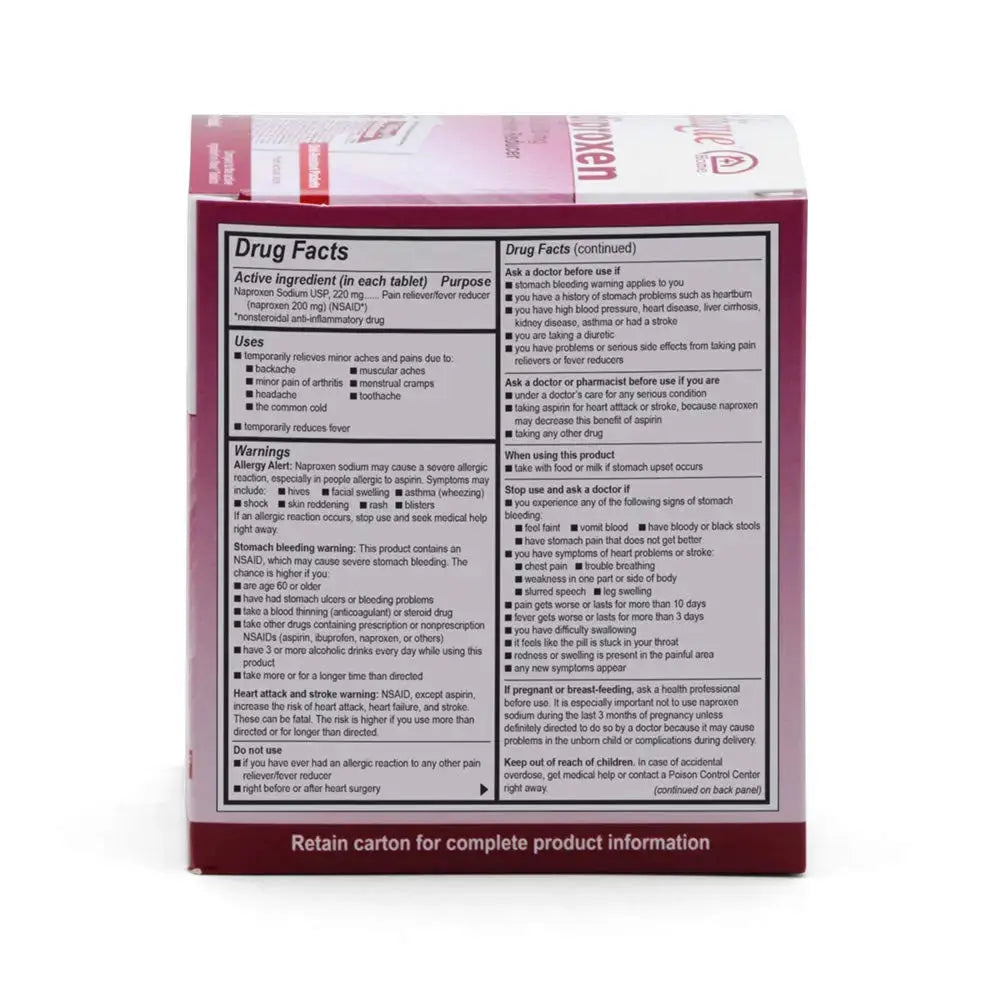 Medique @ Home Mediproxen Compare Active Ingredient to Aleve 50 x 1 (Child Resistant Packaging), White (73750) MediqueAu supplements
