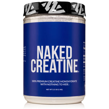 Pure Creatine Monohydrate – 200 Servings - 1,000 Grams, 2.2lb Bulk, Vegan, Non-GMO Naked NutritionUS supplements