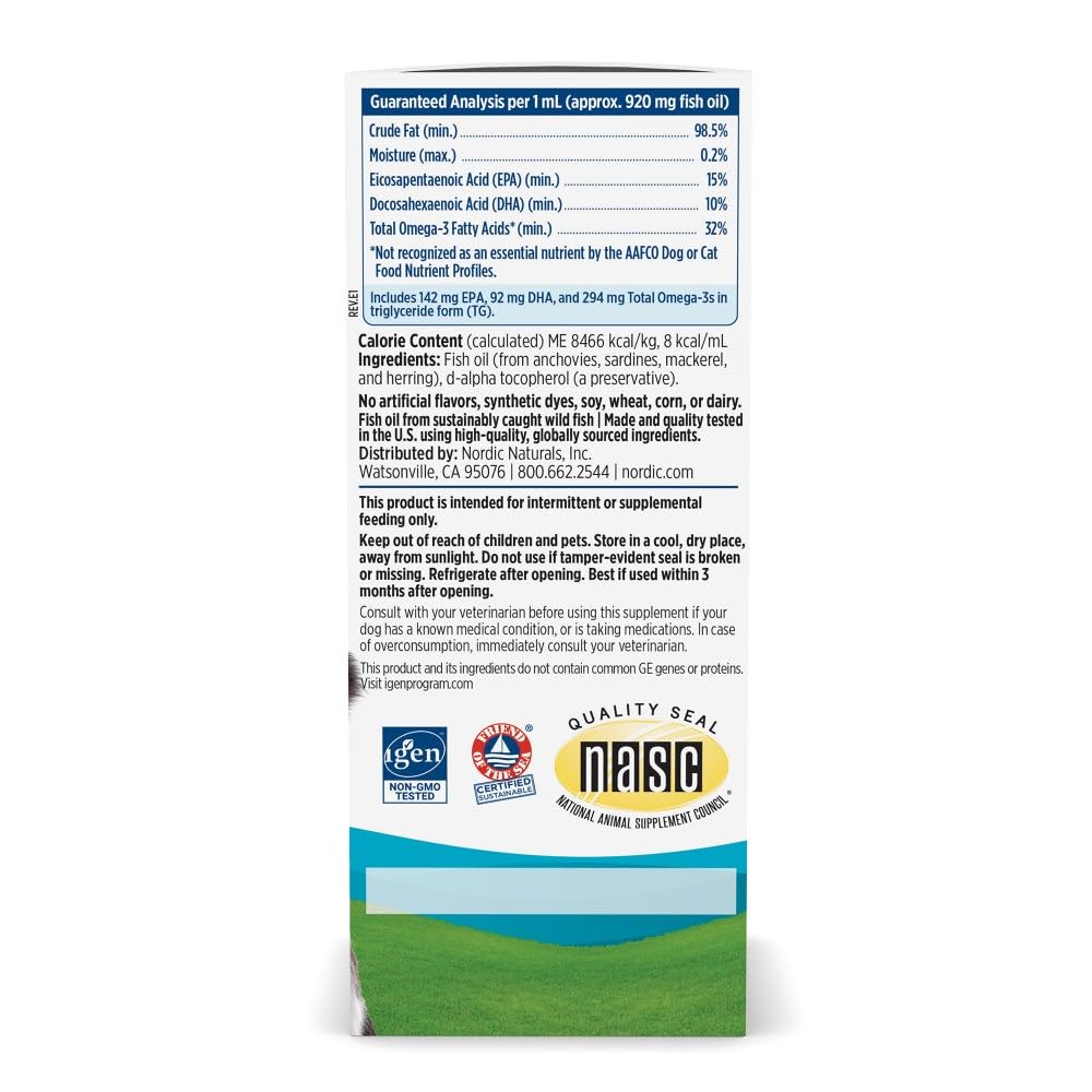 Nordic Naturals Omega-3 Pet Bundle - 2 oz Omega-3 Fish Oil for Small Dogs & Cats, 8 oz Pet Cod Liver Oil Promotes Heart, Skin, Coat, & Immune Health Nordic NaturalsAu supplements