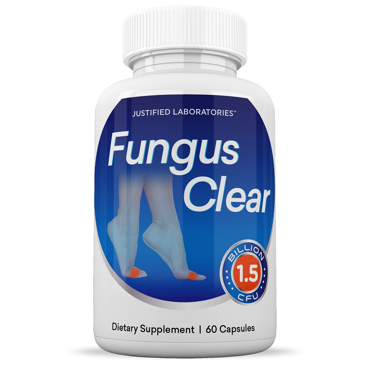 Justified Laboratories (2 Pack) Fungus Clear 1.5 Billion CFU Probiotic Pills 120 Capsules Justified LaboratoriesUS supplements