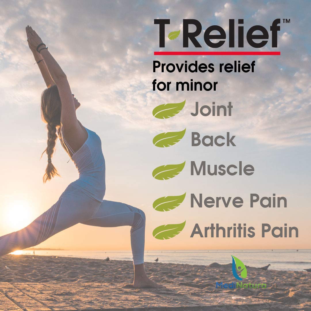 MediNatura T-Relief Extra Strength Pain Relief Arnica +12 Plant-Based Pain Relievers 100ct Tablets T-Relief Extra Strength Pain Relief 3oz Cream Bundle MediNaturaAu supplements