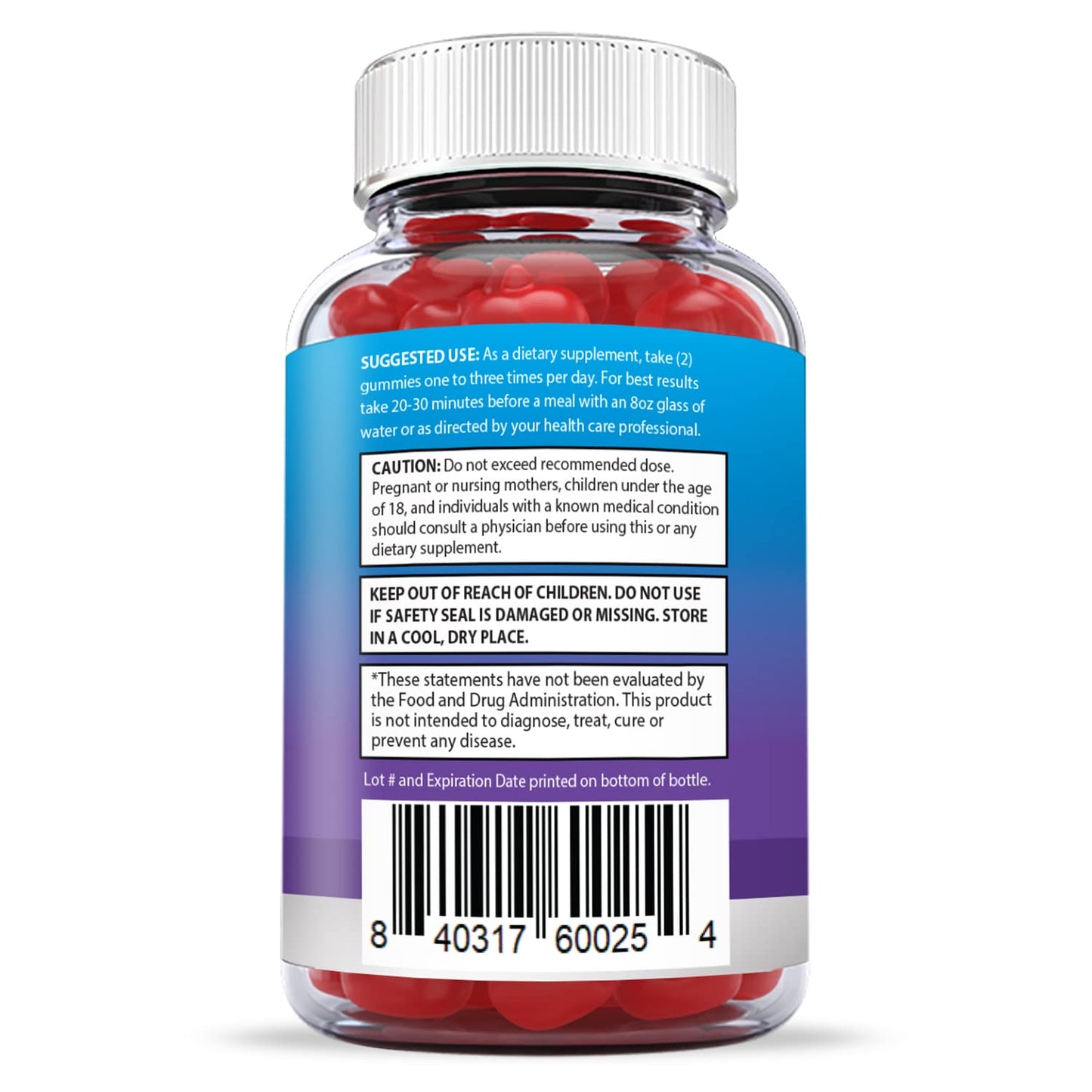 Justified Laboratories (2 Pack) Keto Blast Gummies 1000MG ACV with Pomegranate Juice Justified LaboratoriesUS supplements