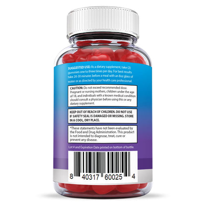 Justified Laboratories (2 Pack) Keto Blast Gummies 1000MG ACV with Pomegranate Juice Justified LaboratoriesUS supplements