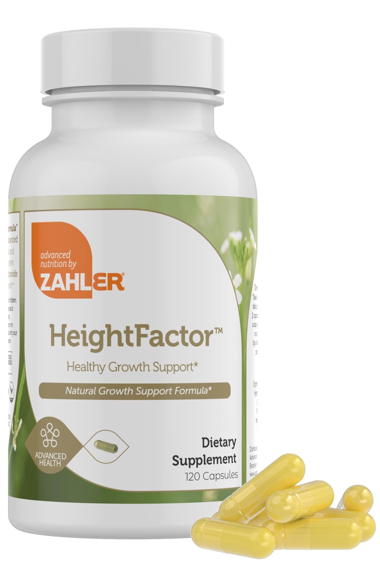Zahler - Height Factor Healthy Growth Support Vitamin & Mineral Capsules (120 Count) - Kosher Height & Growth Supplement for Kids, Teens & Young Adults - Grow Taller Growth Hormone Support Nutrients ZahlerAu supplements
