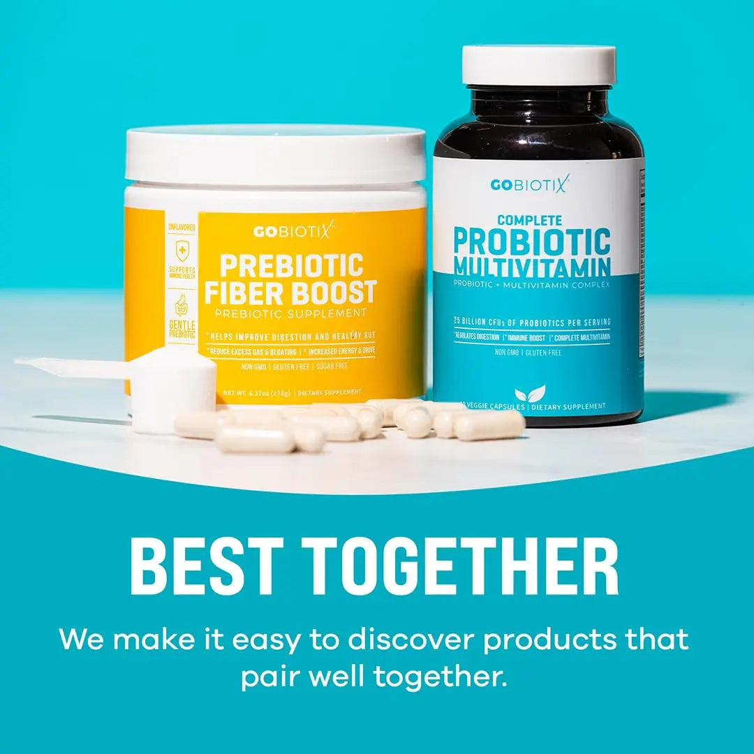 GOBIOTIX Multivitamin with Probiotics and Digestive Enzymes - 25 Billion CFU - Digestive Health, Probiotics for Women and Men GOBIOTIXAu supplements