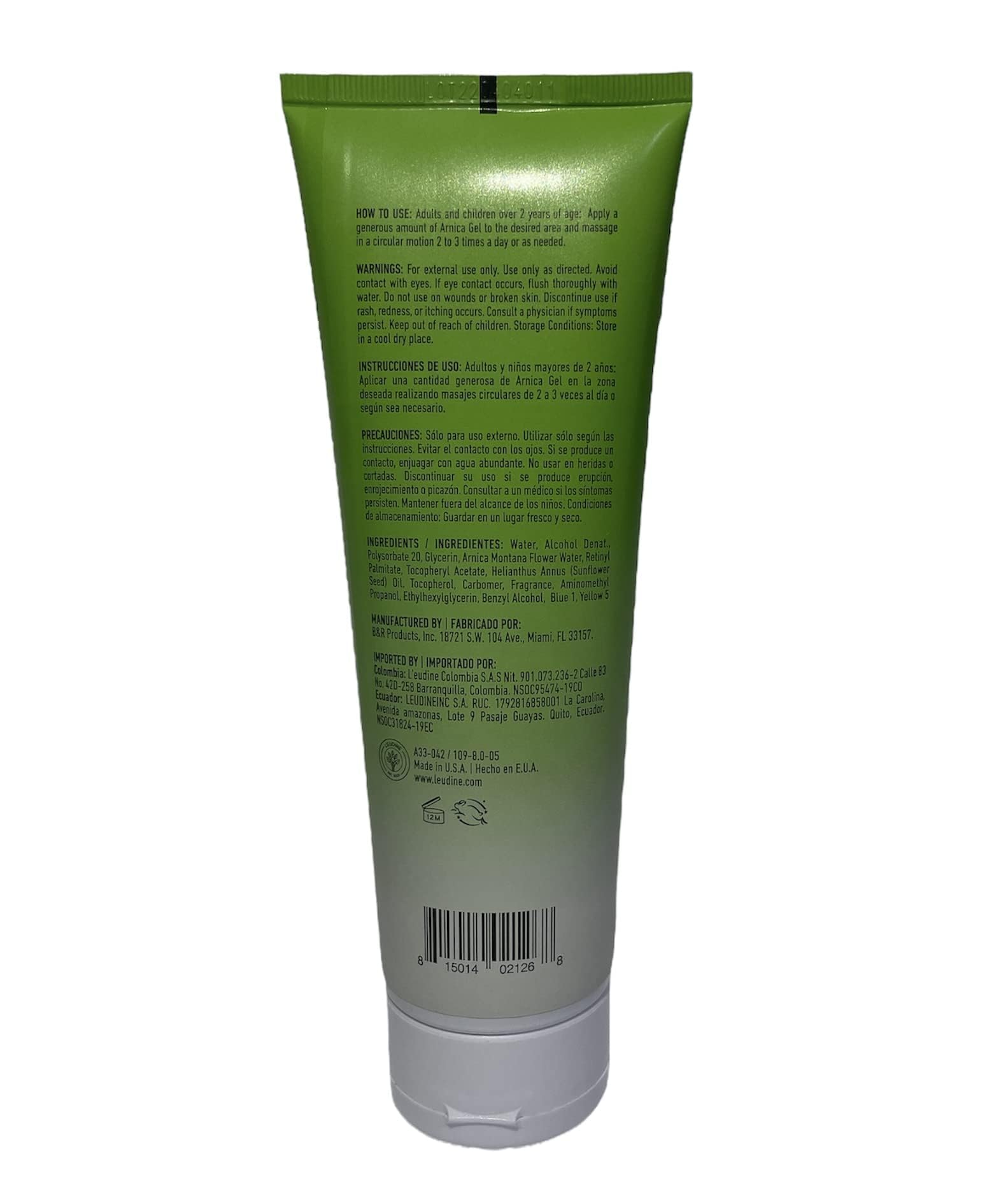 L’EUDINE Arnica Gel – Pack of 3 – Extra Strength for Bruise Relief, Wonder-Plant for Treating Muscle Soreness, Bruising, and Swelling - Fast Absorbing, Natural Formula L'eudineAu supplements