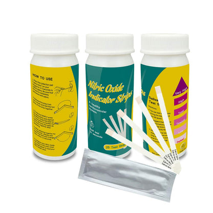 Nitric Oxide Test Strips [25strips]- Nitric Oxide Indicator Strips Work by Measuring The TONNYLABUS supplements