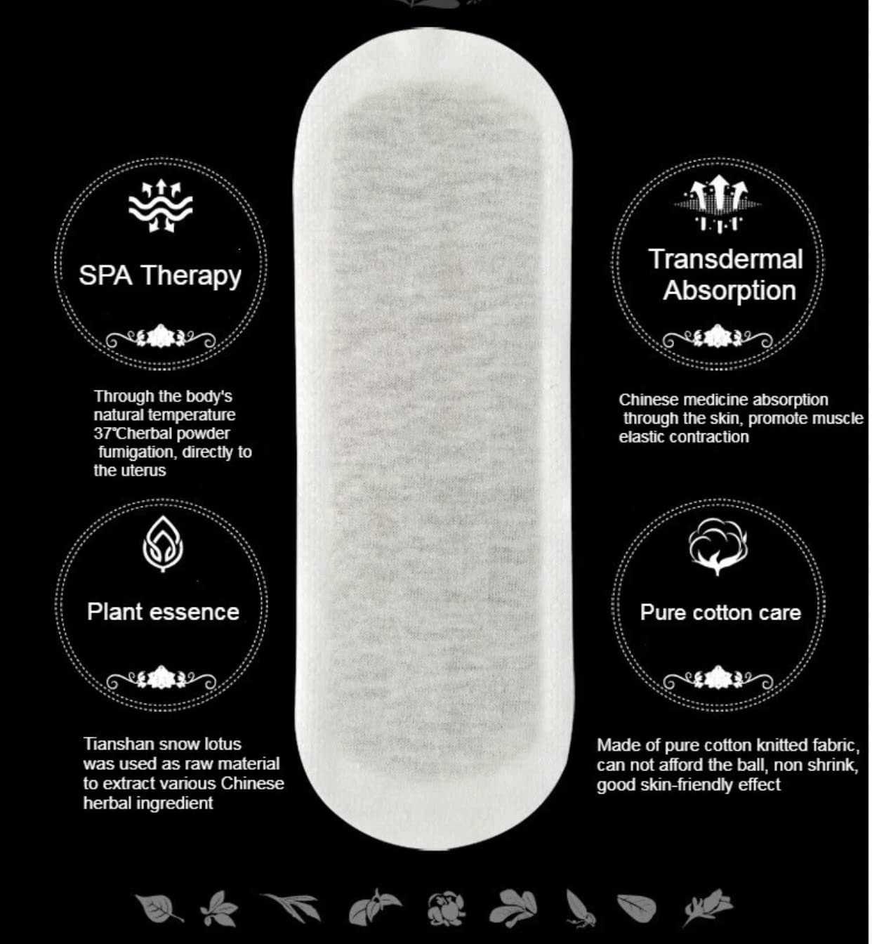 Premium Natural Organic Herbal Cotton Panty Liners for Women - Unscented, Thin, Cruelty-Free Organic Herbal Panty LinerAu supplements
