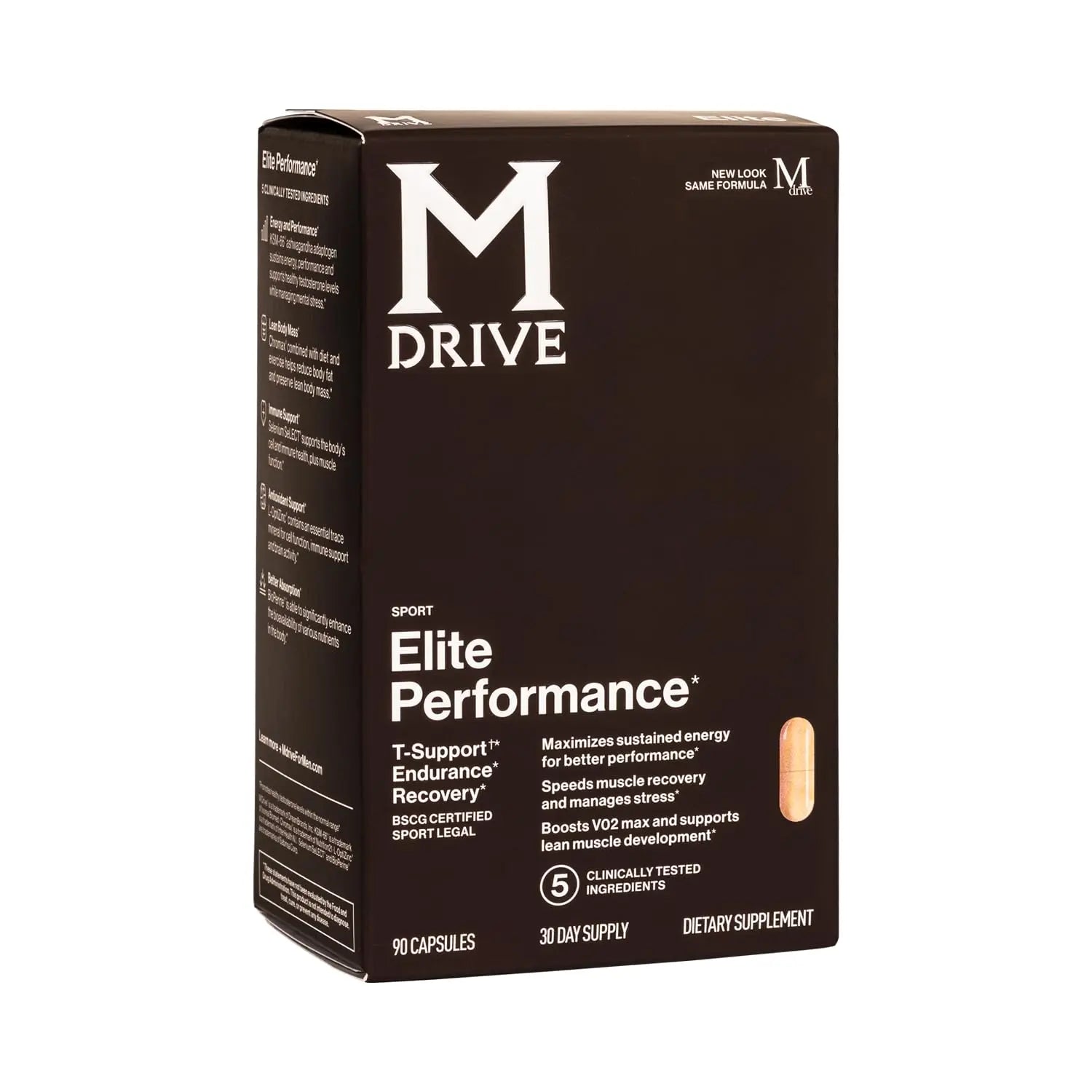 Mdrive Elite Multi - Natural Energy, Strength, Stress Relief, Lean Muscle, Immune Health Support from Zinc, Selenium, Manganese & Vitamin D, Enzymes for Digestive Support Mdrivenz supplements