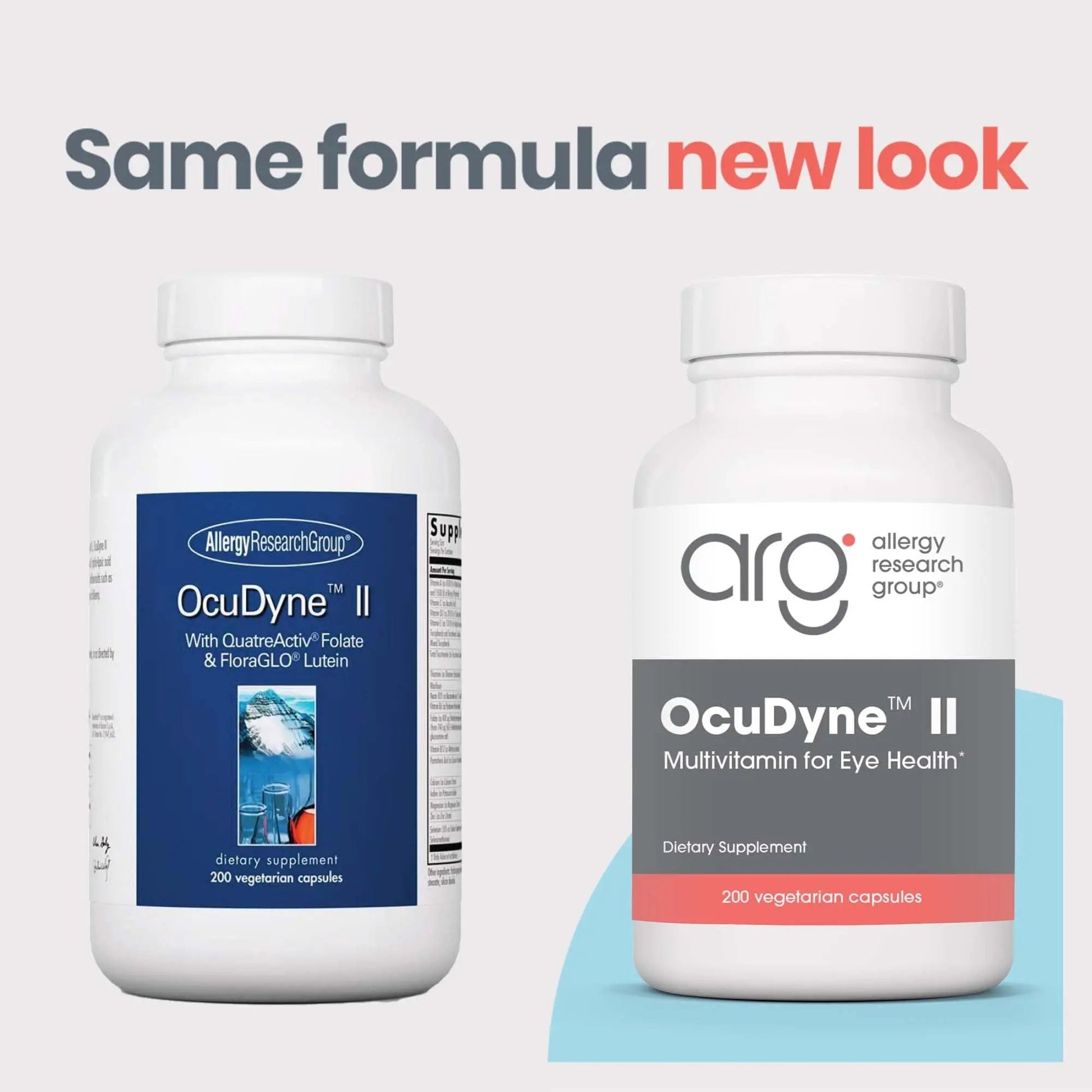 Allergy Research Group OcuDyne II Supplement - Eye Support Vitamins for Vision, Eye Health for Adults, Vision Support, Multivitamin Formula Allergy Research GroupAu supplements