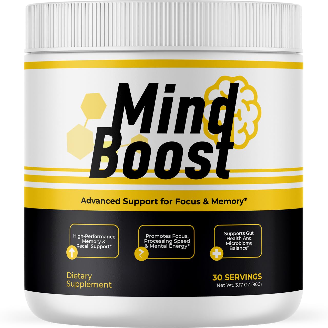 MindBoost Powder - Official Mind Boost Day Supplement, Advanced Nootropic, Premium Formula, Natural Vitamins for Wellness - 1 Bottle for 1 Month VIVALISAu supplements