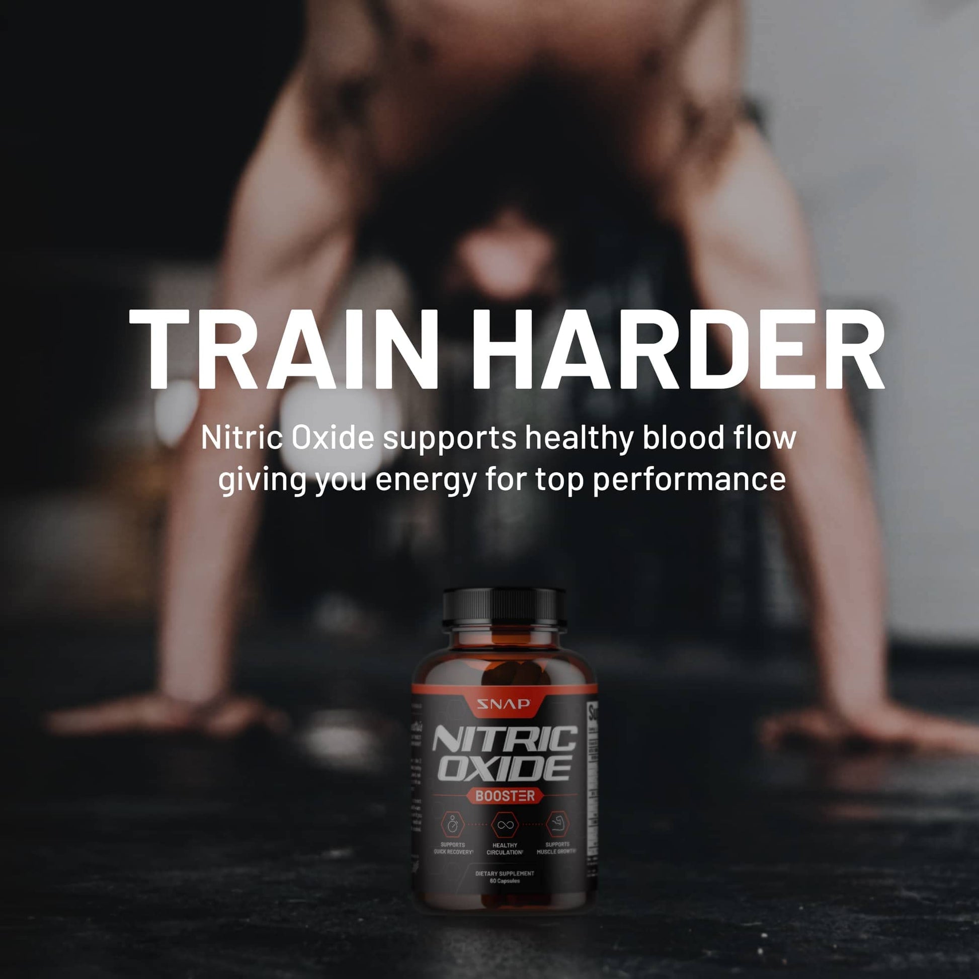 Snap Supplements Nitric Oxide Booster, Performance Formula for Stamina & Endurance Snap SupplementsAu supplements