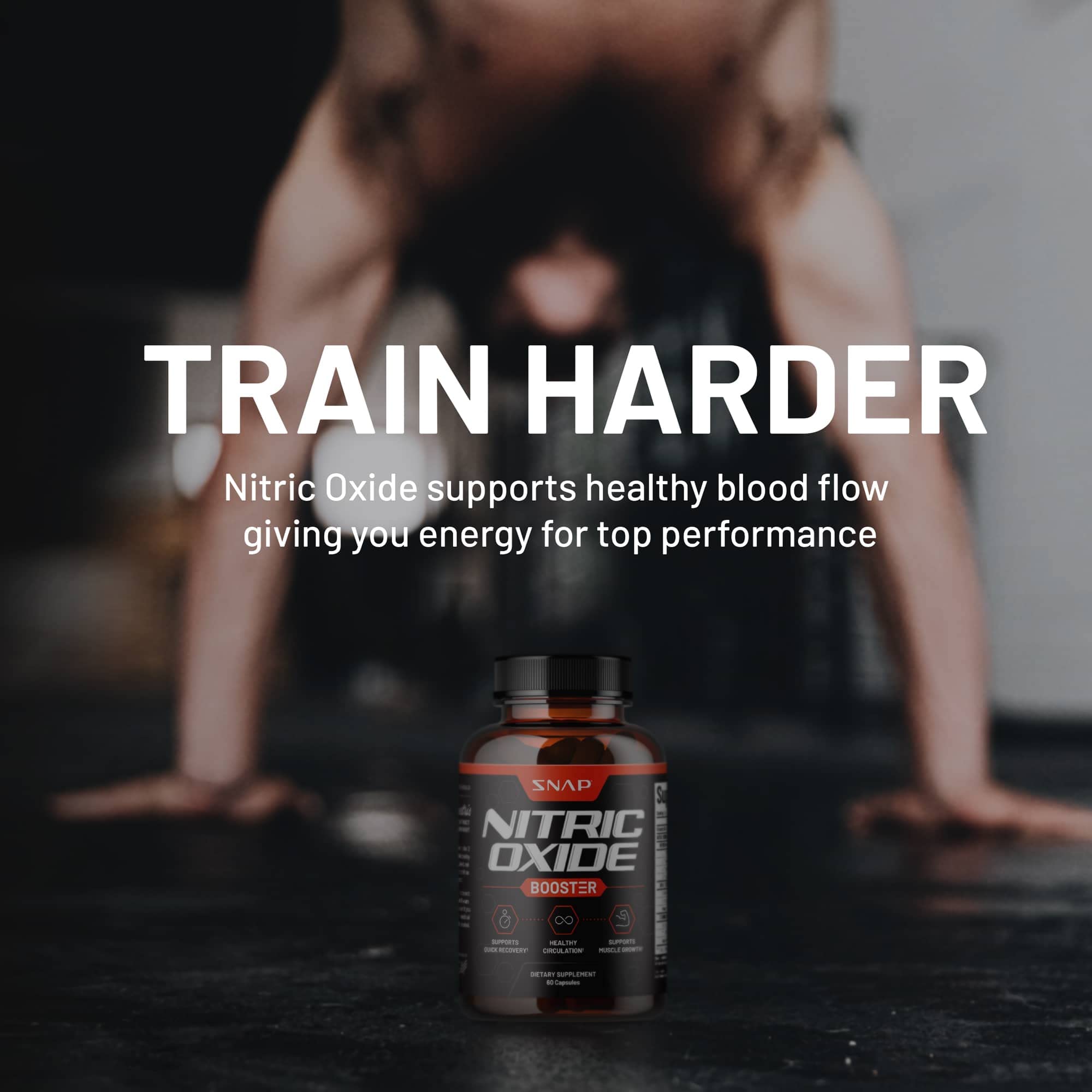 Snap Supplements Nitric Oxide Booster, Performance Formula for Stamina & Endurance Snap SupplementsAu supplements