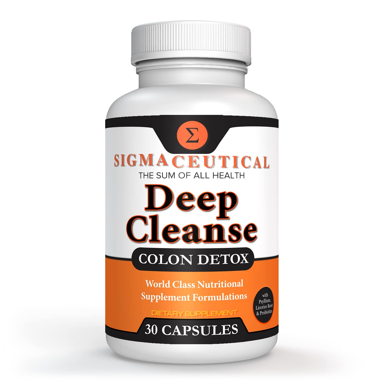 Sigmaceutical 1 Day Colon Cleanse - Detox Cleanse - Bowel Cleanse & Laxative - Bowel Detox SigmaceuticalUS supplements