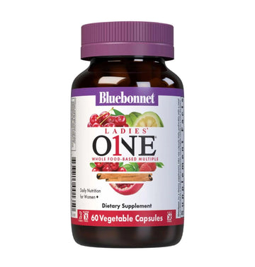 BlueBonnet Nutrition Ladies One Vegetable Capsule, Whole Food Multiple, K2, Organic Vegetable, Energy, Vitality BlueBonnetAu supplements