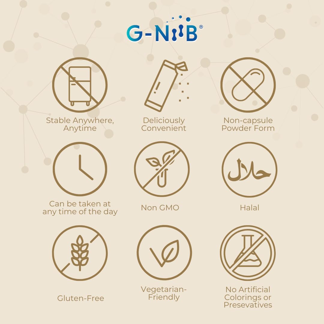 G-NiiB Immunity Elite (SIM01 Synbiotic Formula) - Potent Live probiotics and Added prebiotics to Support Immunity, Regularity, Sleep, Mood, and Skin - 5X More Effective in Reaching the Gut Alive G-NiiBAu supplements