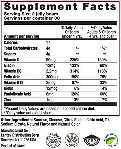 Navitco. Kosher NutriBear Multi Vitamin Great Tasting Jellies - 60 Bears NavitcoAu supplements