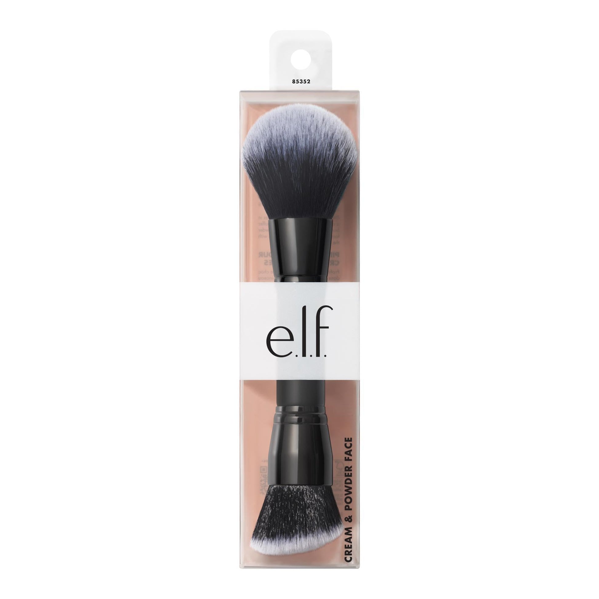e.l.f. Dual-Ended Cream + Powder Brush, Two-in-One Makeup Brush For Creating A Gorgeous, Airbrushed-looking Complexion, Vegan & Cruelty-free e.l.f.Au supplements