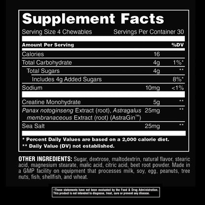 Animal Creatine Chews Tablets - Enhanced Creatine Monohydrate with AstraGin AnimalUS supplements